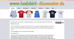 Desktop Screenshot of laufshirt-discounter.de